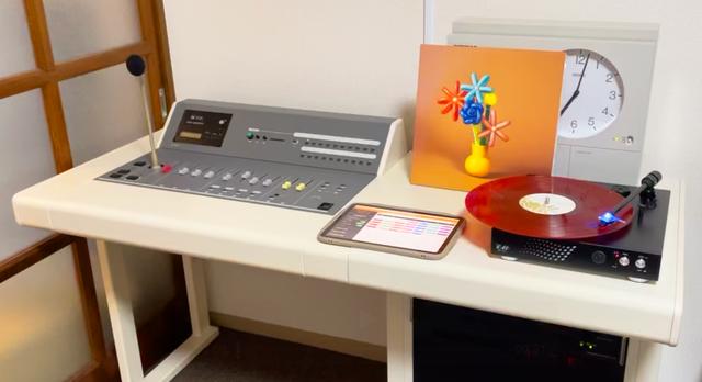レコード視聴の様子