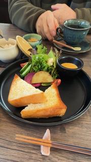 小学校の先生とカフェに行った写真